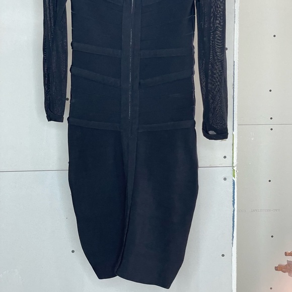 Bebe Bodycon Bandage Mini Dress - Picture 6 of 11